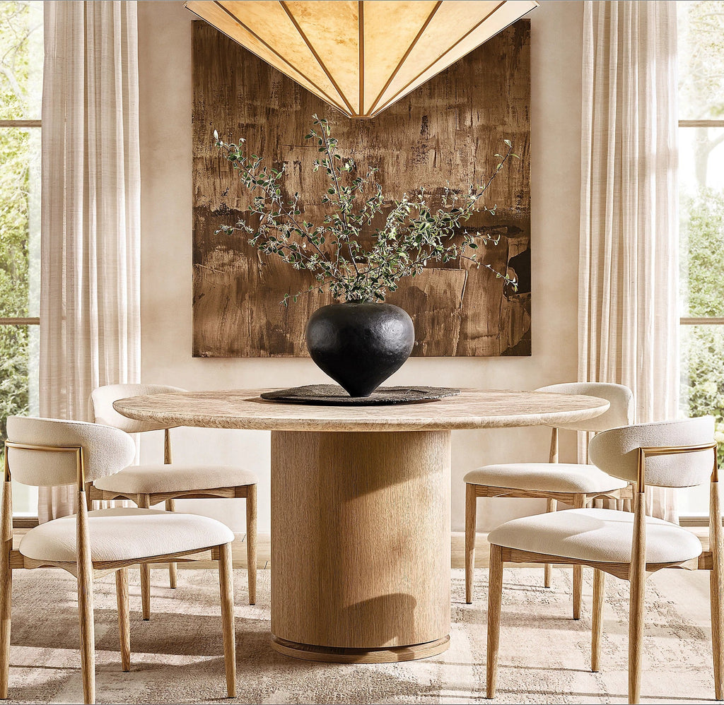 60 Inch Alabaster Umbrella Chandelier - Lucette