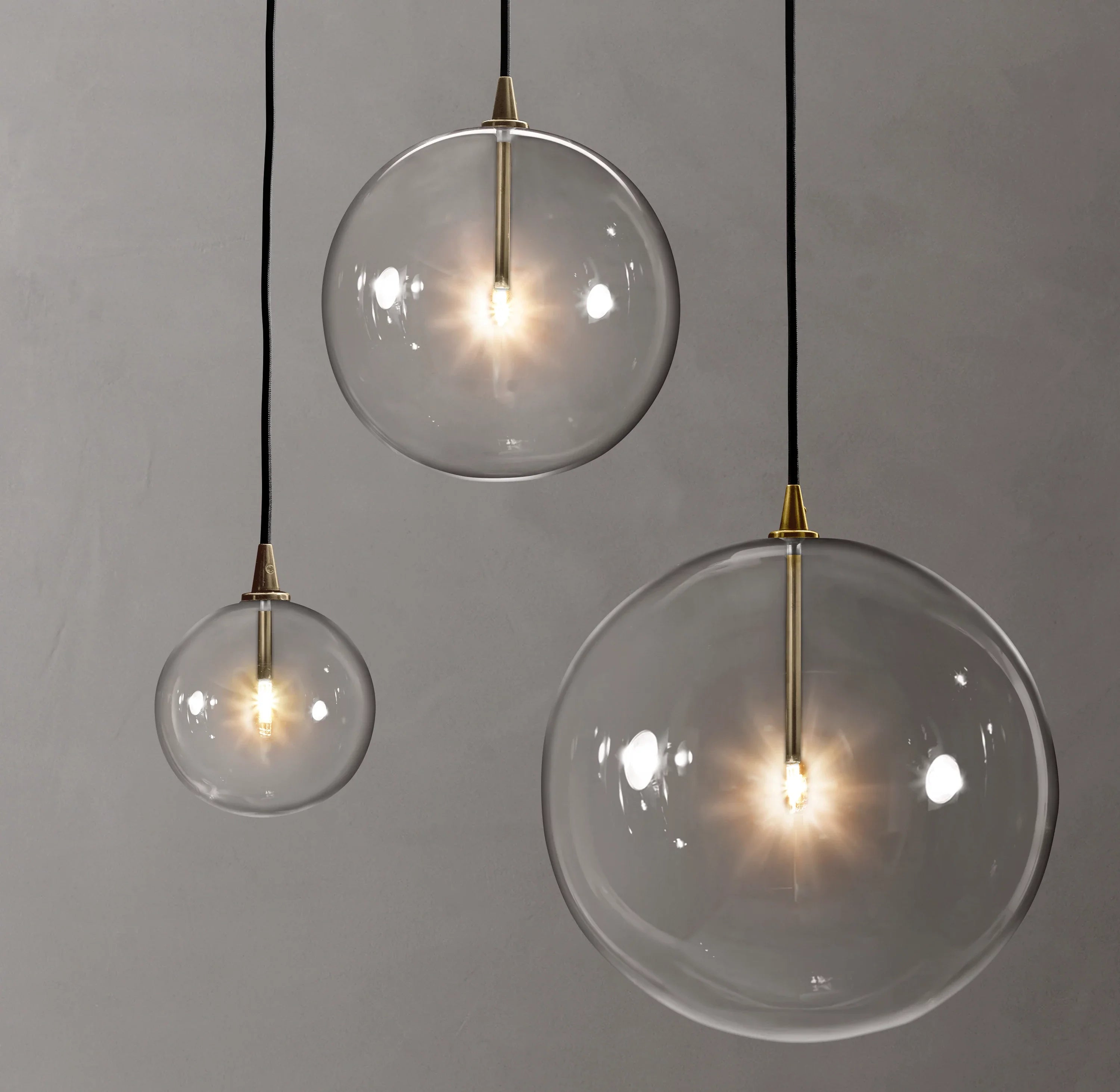 6 Inch Blown Glass Globe Pendant Light - Mobile