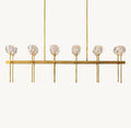 60 Inch Crystal Double Linear Chandelier – Boule