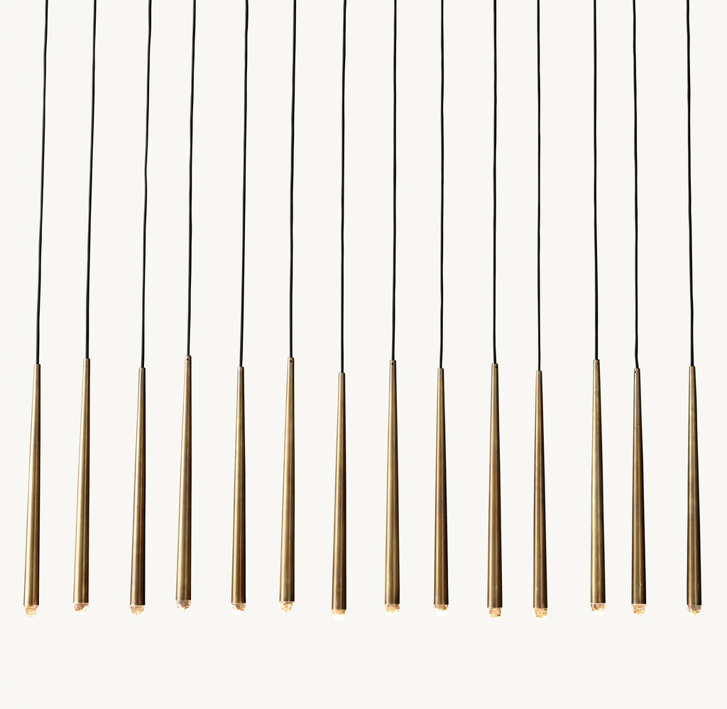 72 Inch Pin Linear Chandelier - Aquitaine