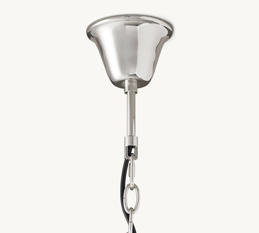 32 Inch Crystal Prism Round Chandelier - Rhys