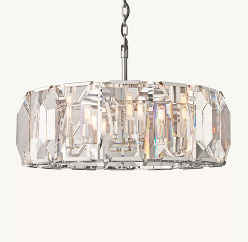 31 Inch Crystal Round Chandelier  – Harlow