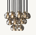 19 Inch Smoked Crystal Cluster Chandelier – Boule