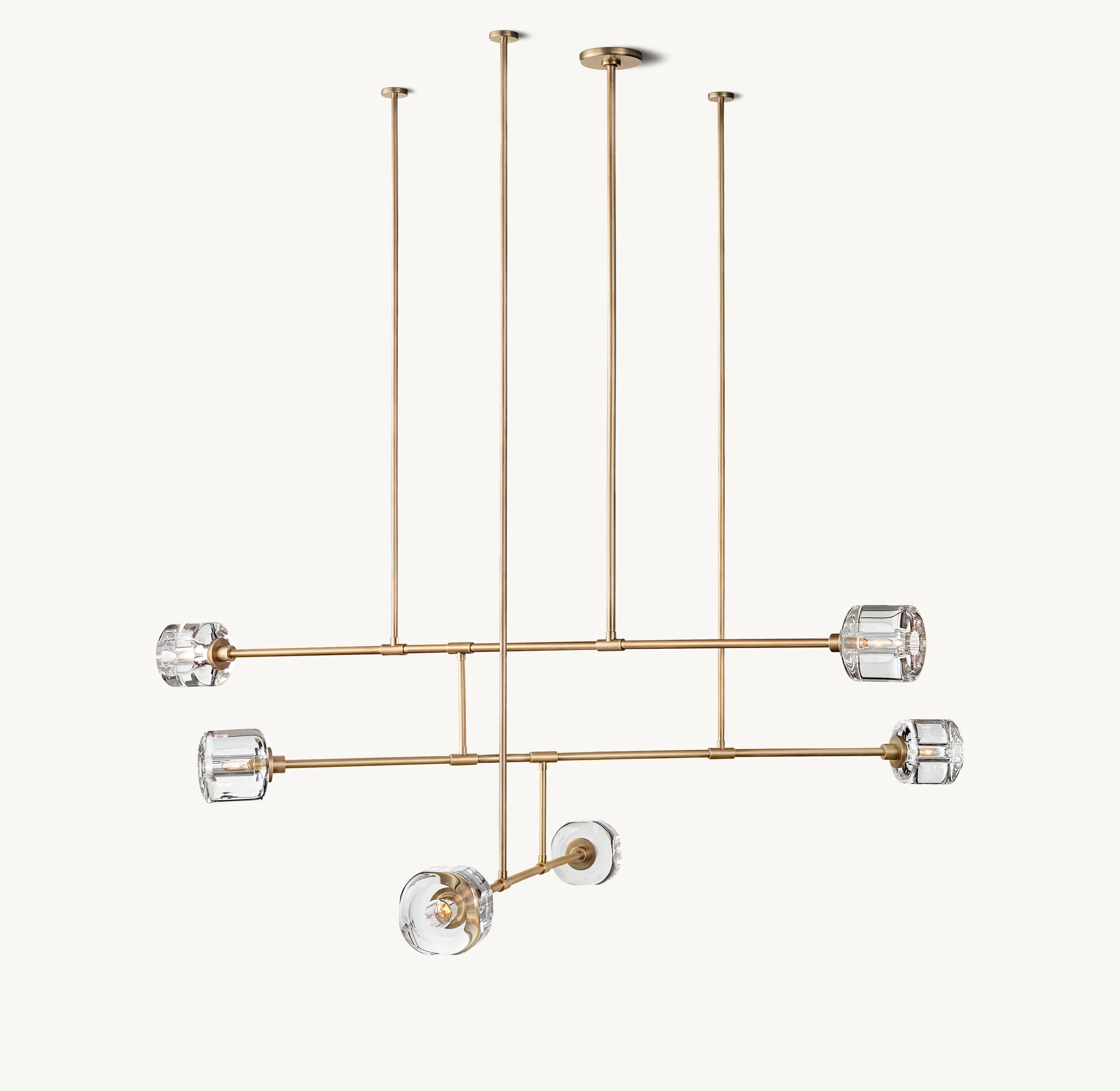 62 Inch Mobile Crystal Chandelier - Demaret