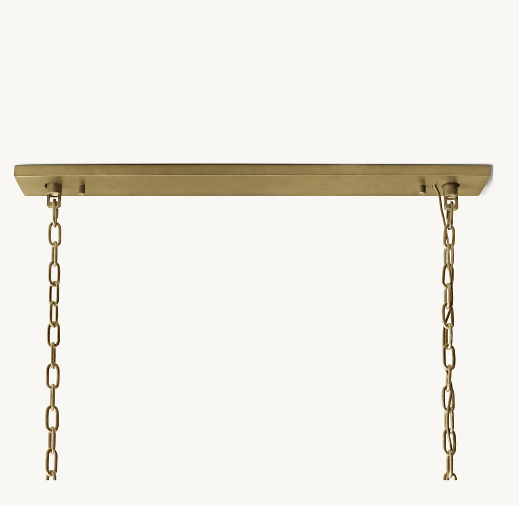 60 Inch Crystal Rectangular Chandelier – Harlow