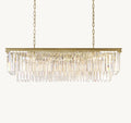 49 Inch Crystal Prism Rectangular Chandelier - Odeon