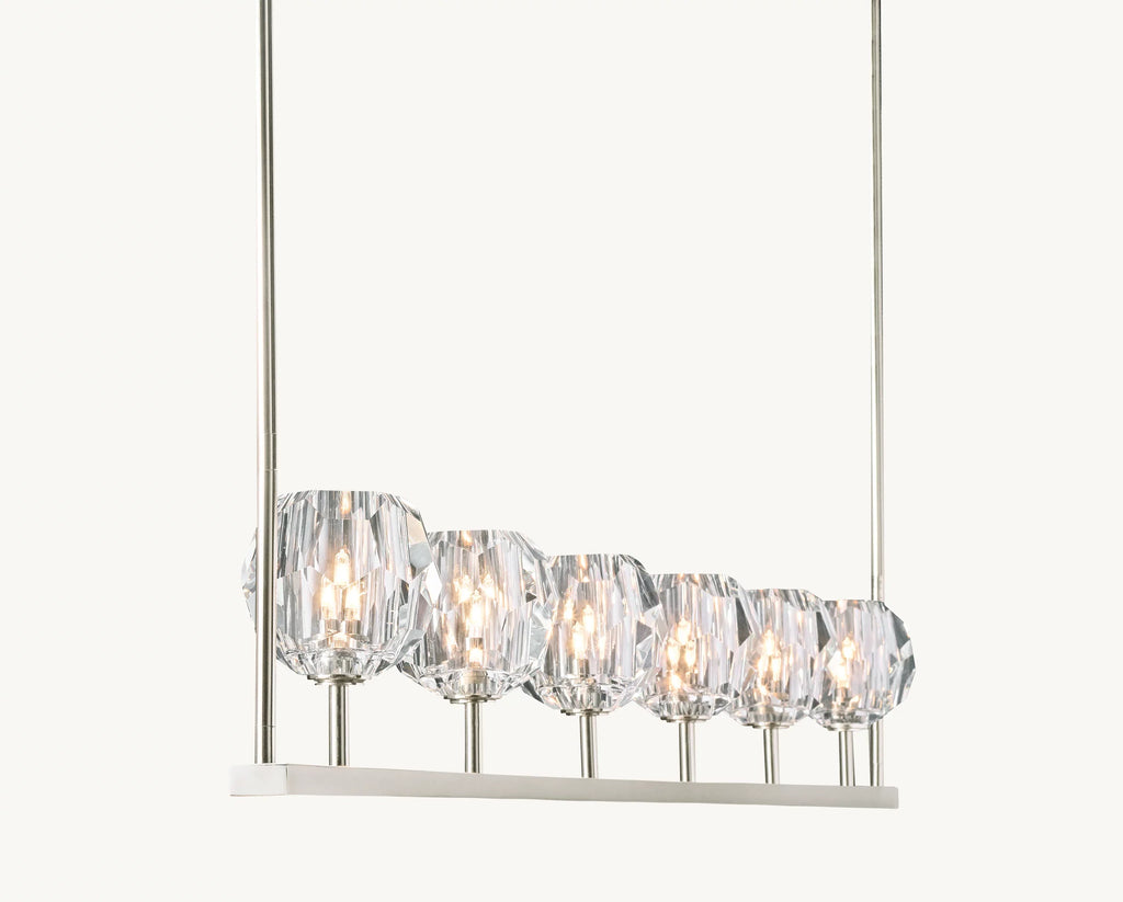60 Inch Crystal Linear Chandelier – Boule