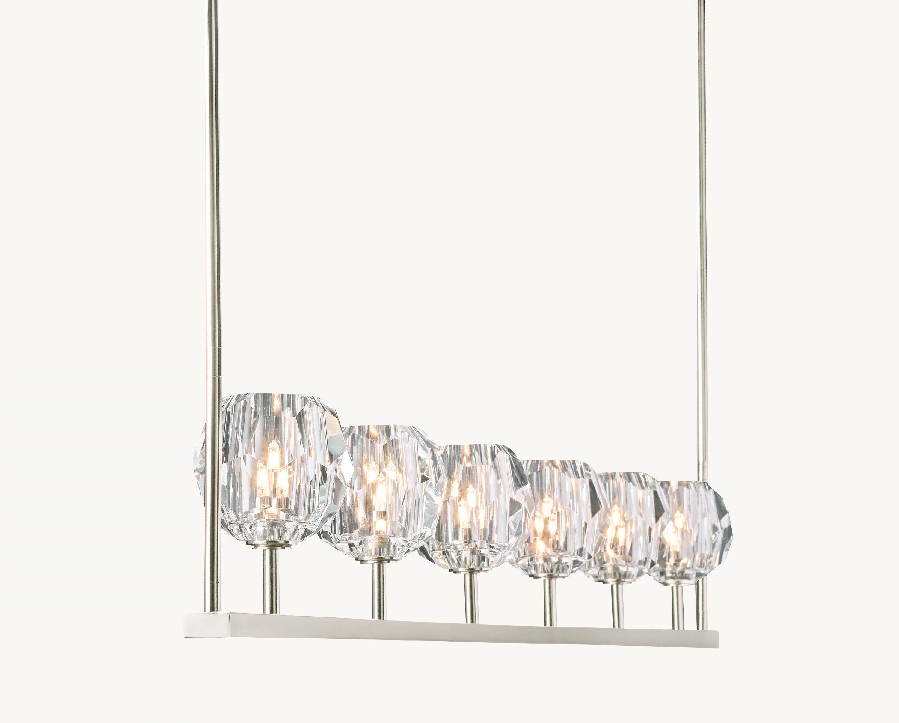 60 Inch Crystal Linear Chandelier – Boule