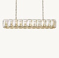 74 Inch Crystal Rectangular Chandelier – Harlow