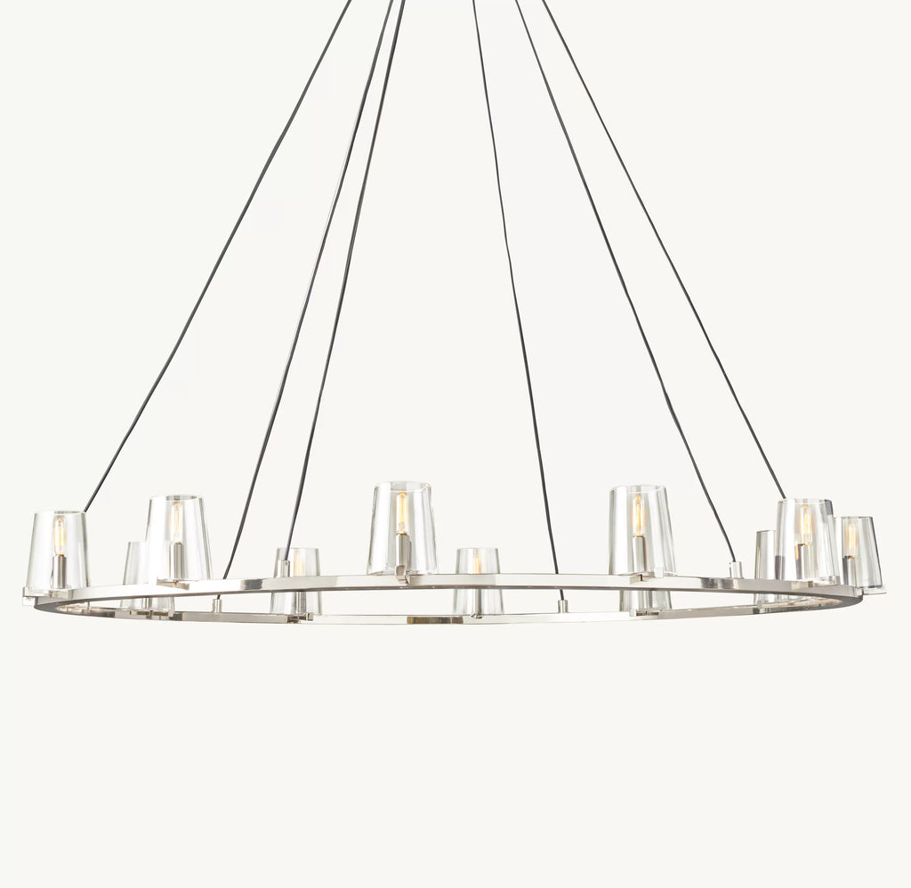 60 Inch Hurricane Candle Ring Chandelier - Pauillac