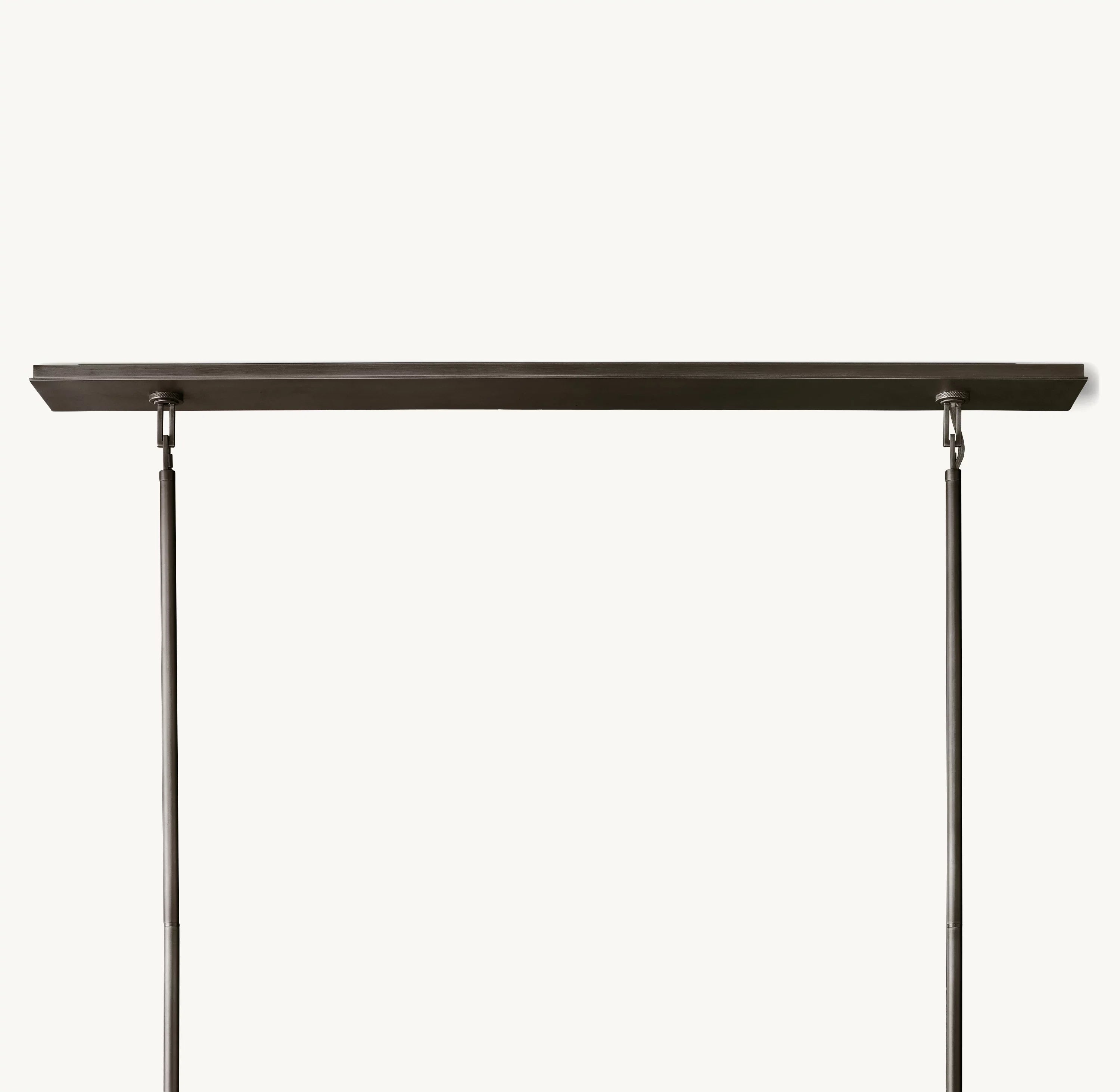54 Inch Glass Rectangular Chandelier - Beckman