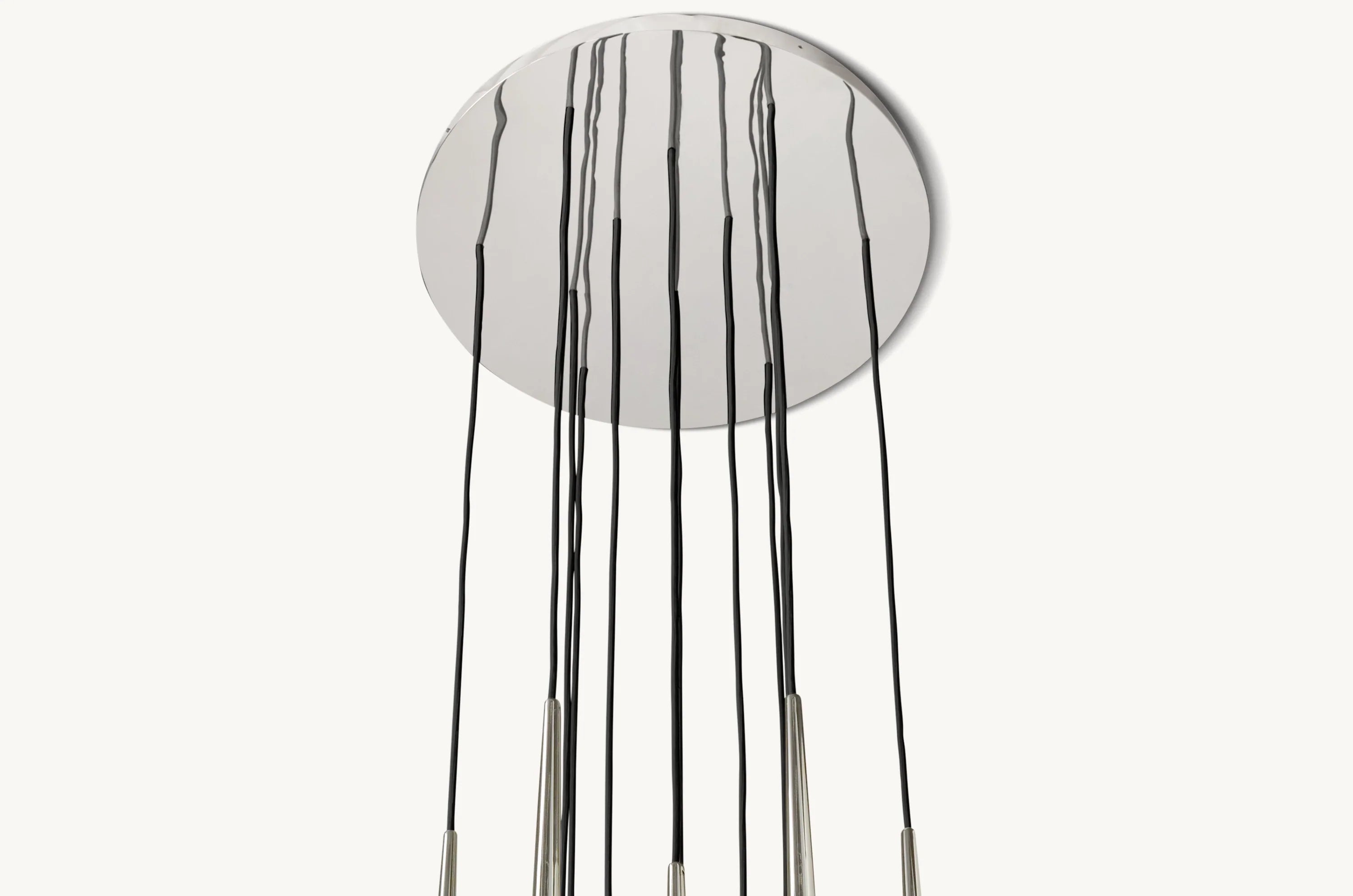 24 Inch Pin Cascading Round Chandelier - Aquitaine