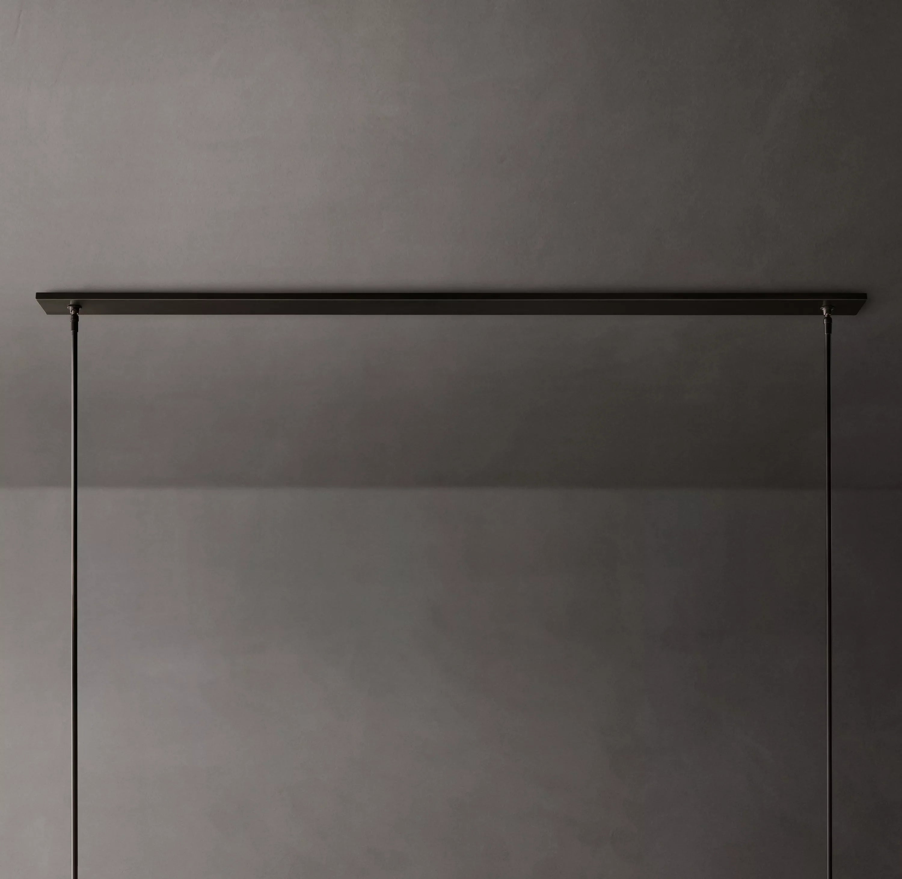 69 Inch Cylindrical Milk Glass Linear Chandelier - Ravelle