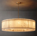 60 Inch Alabaster Round Chandelier - San Marco