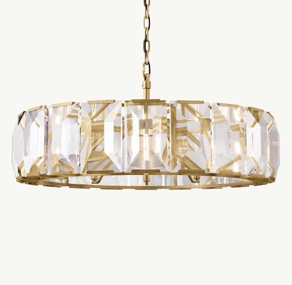 43 Inch Crystal Round Chandelier  – Harlow
