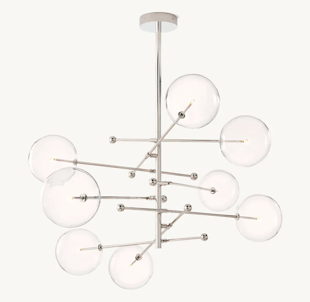 79 Inch Sputnik Globe Glass Chandelier - Mobile