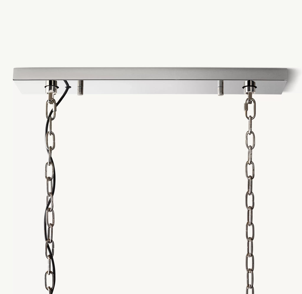 42 Inch Alabaster Rectangular Chandelier – Harlow