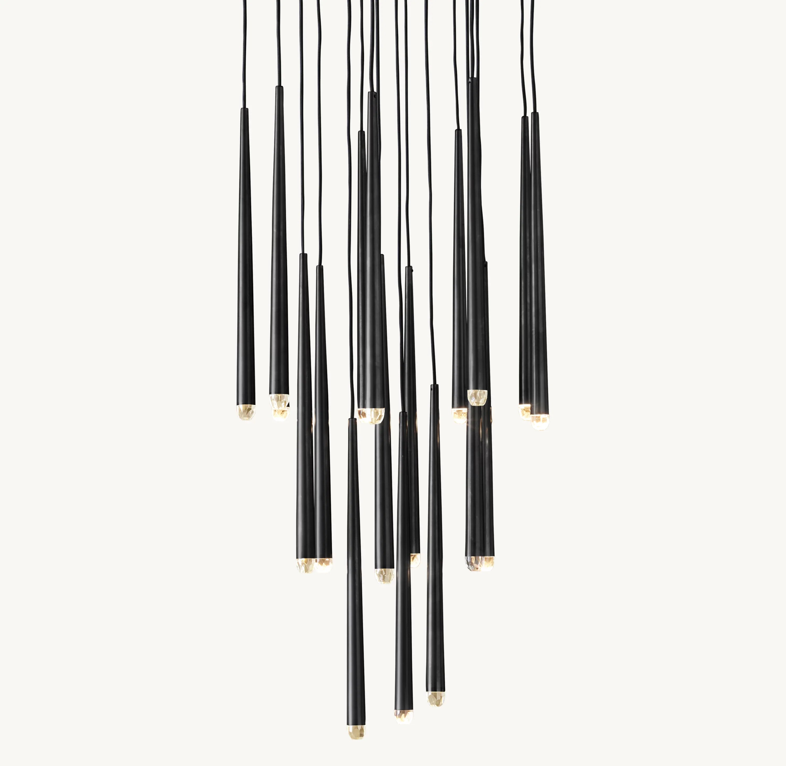30 Inch Pin Cascading Round Chandelier - Aquitaine