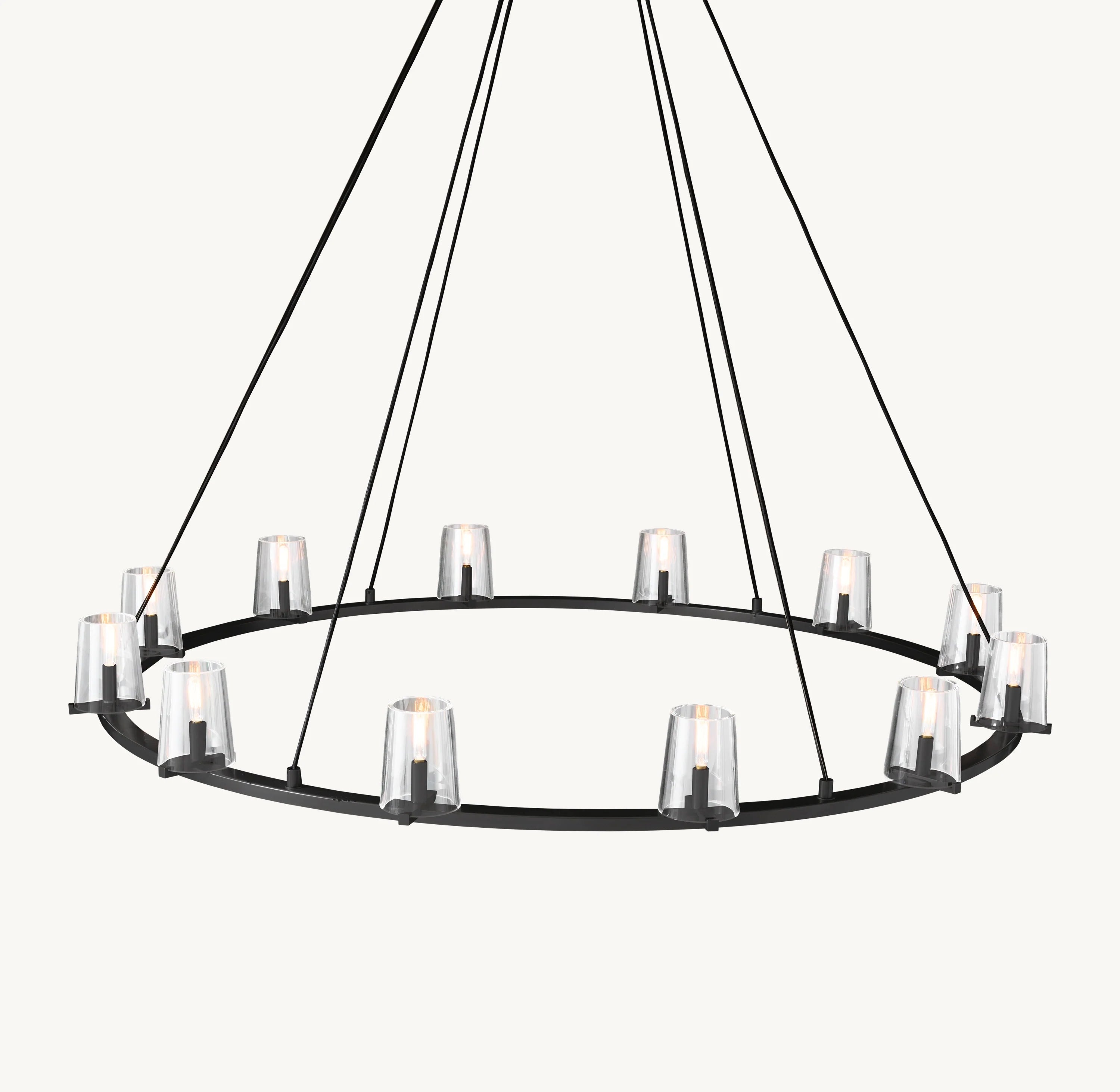 60 Inch Hurricane Candle Ring Chandelier - Pauillac