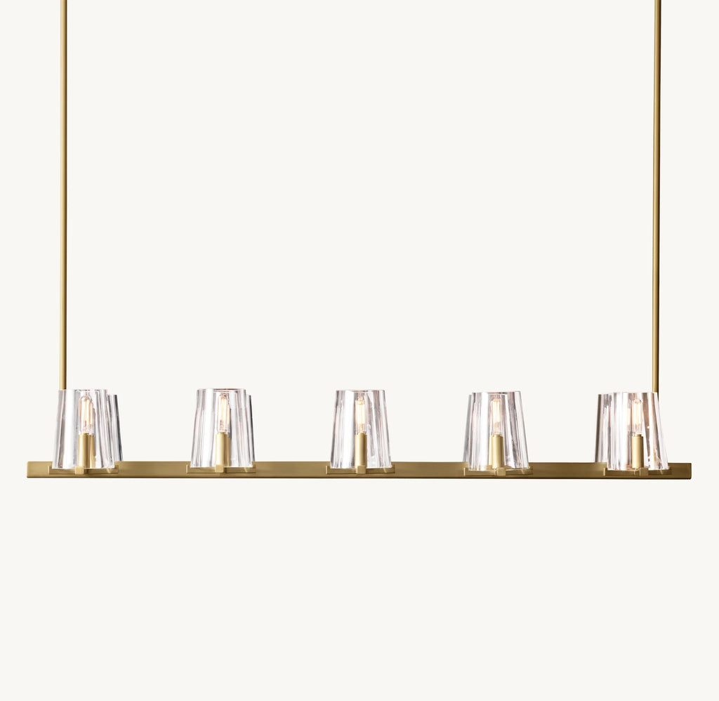 49 Inch Hurricane Candle Linear Chandelier - Pauillac