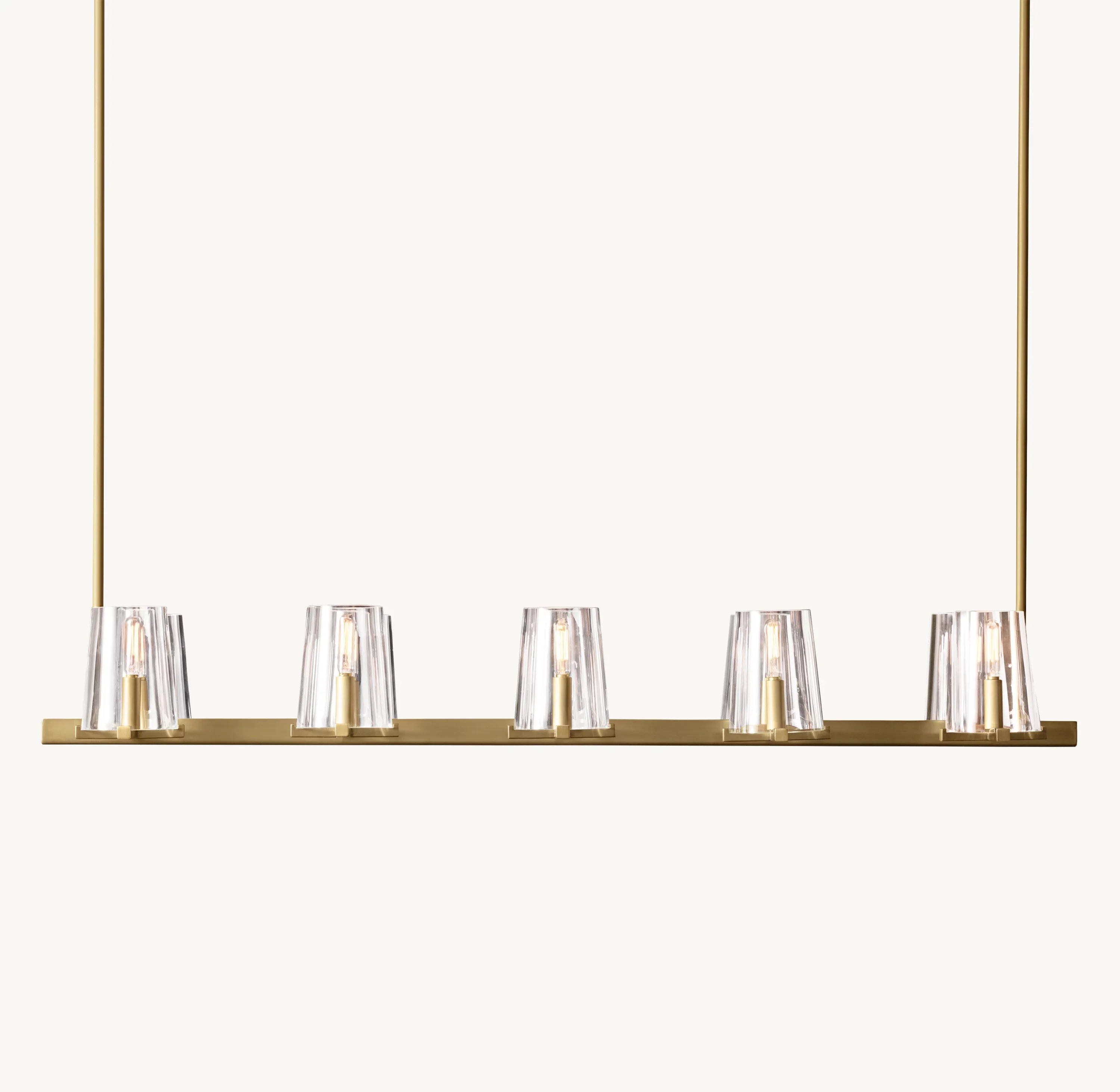 49 Inch Hurricane Candle Linear Chandelier - Pauillac