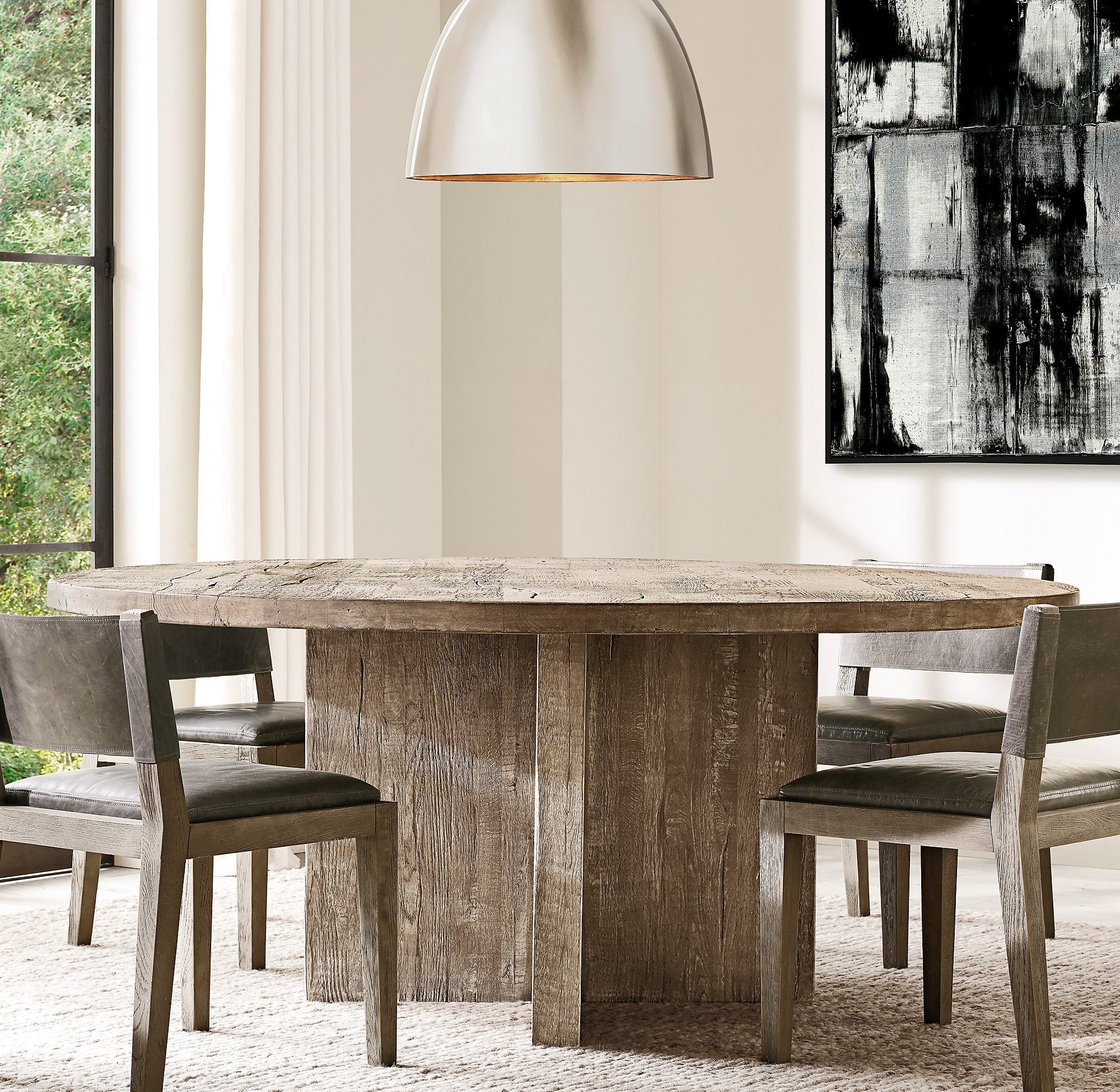 18 Inch Metal Dome Pendant Light - Machinist