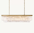 59 Inch Crystal Prism Rectangular Chandelier - Odeon
