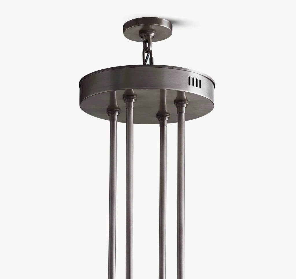 60 Inch Hexagonal Crystal Tiered Chandelier – Arcachon