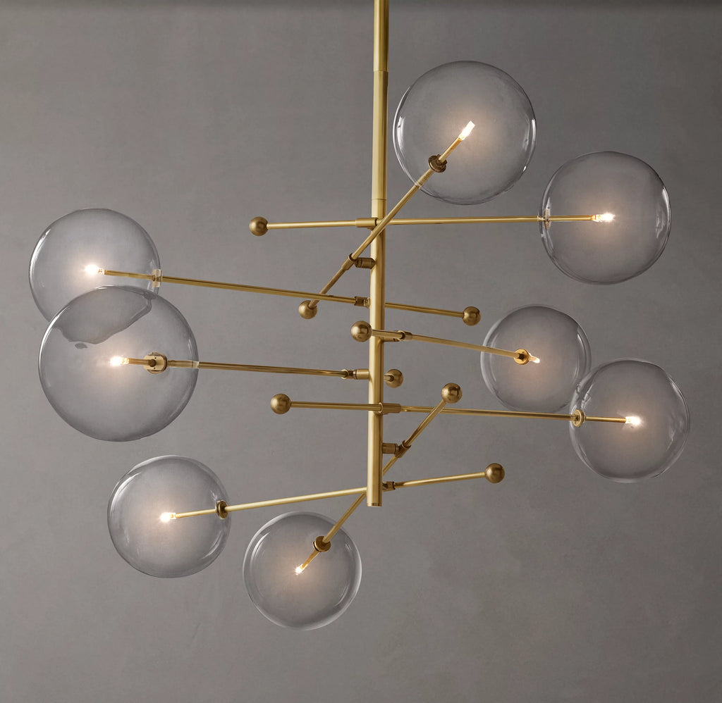 79 Inch Sputnik Globe Glass Chandelier - Mobile