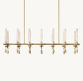 66 Inch Candle Linear Chandelier - Fontanelle