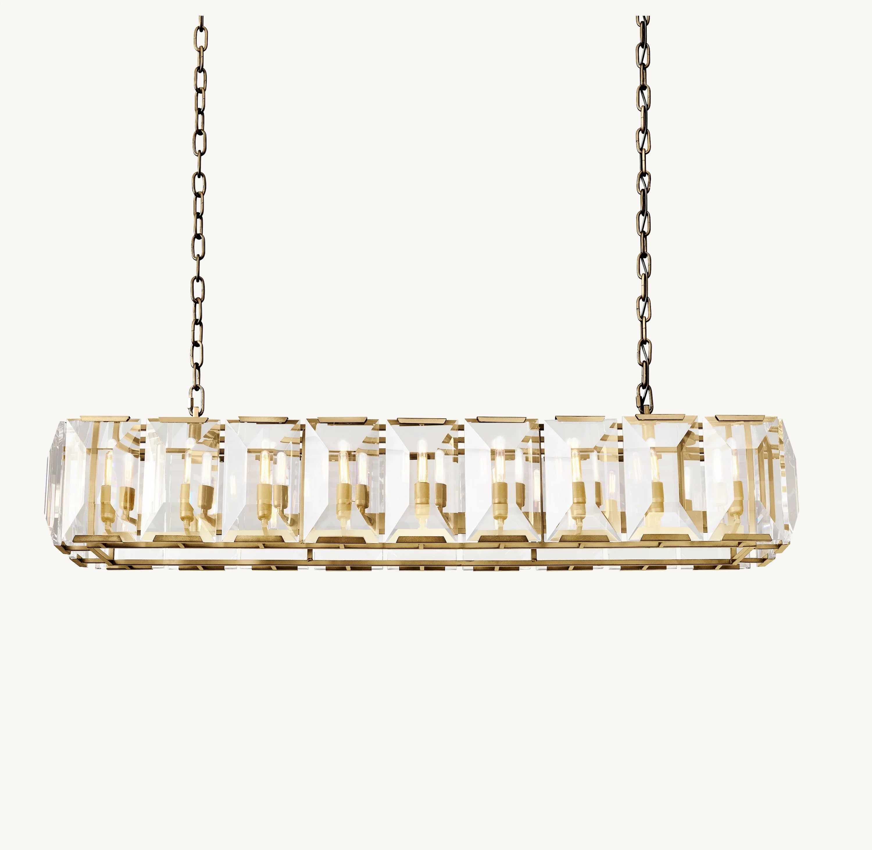 60 Inch Crystal Rectangular Chandelier – Harlow