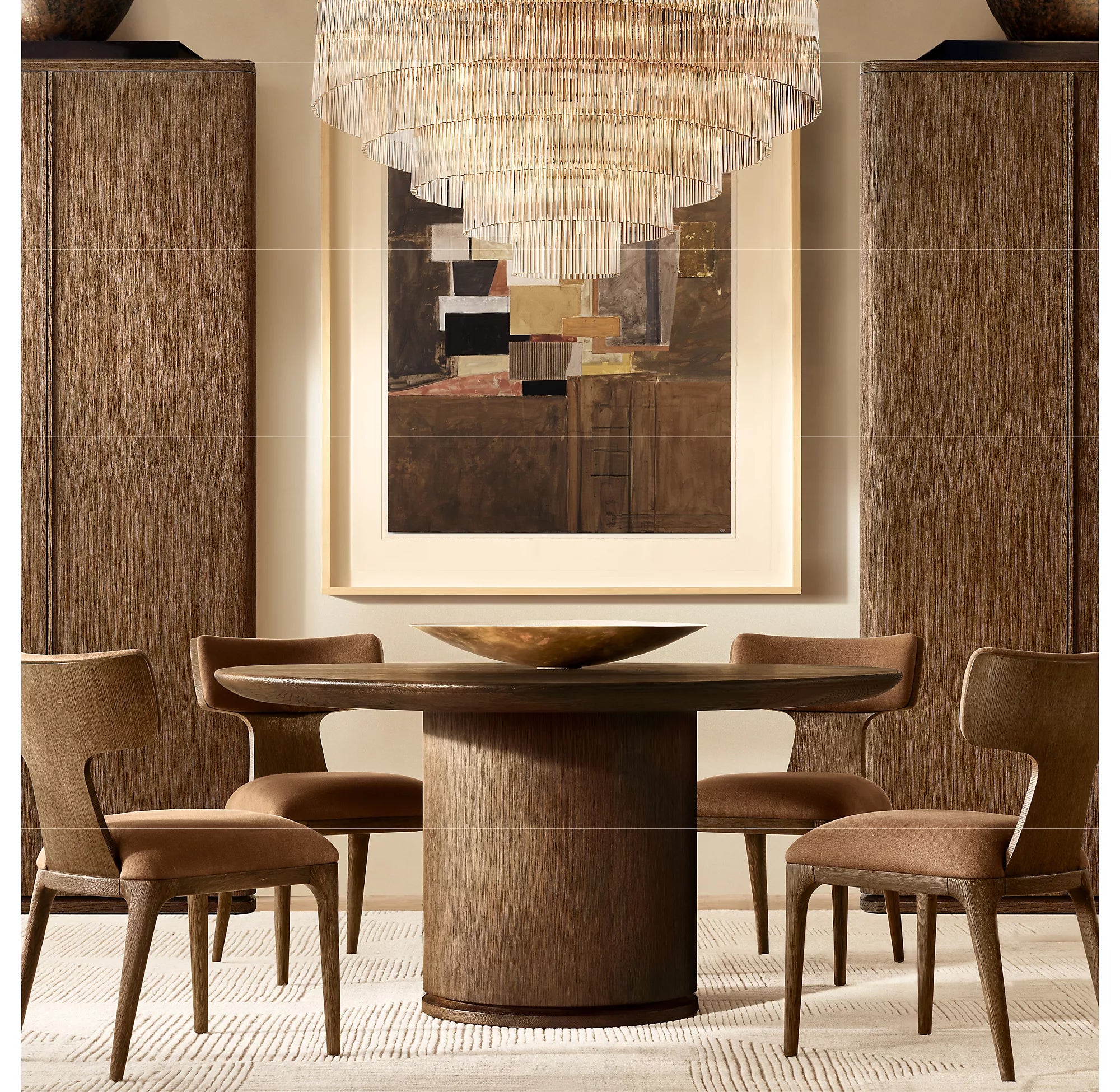 60 Inch Crystal Rod Tiered Chandelier - Amadeo