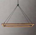 48 Inch Forged Iron Rectangular LED Chandelier - Peralta