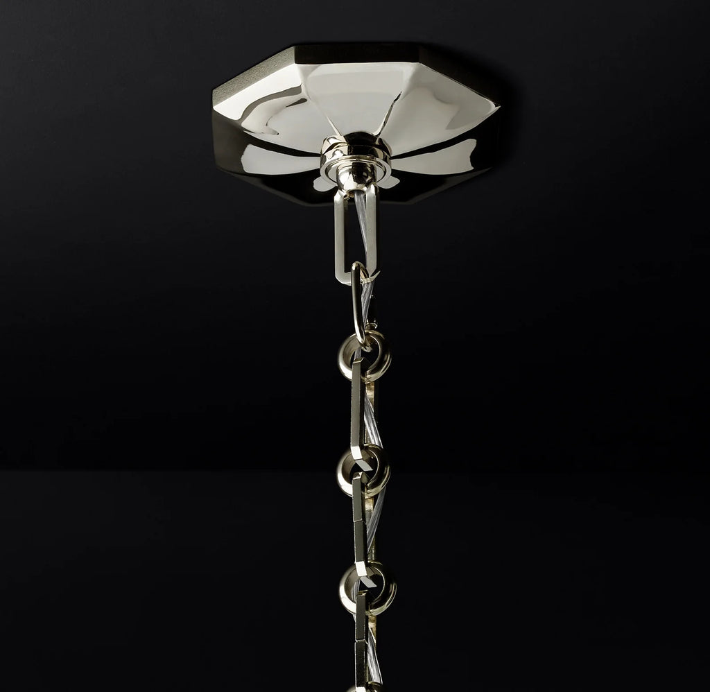 36 Inch Candelabra Crystal Chandelier - Bonnington