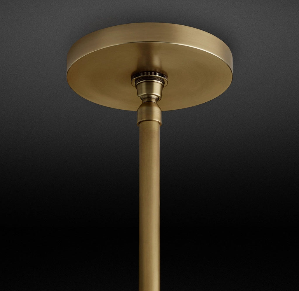 5 Inch Hand-carved Alabaster Cylinder Pendant Light - Celestial