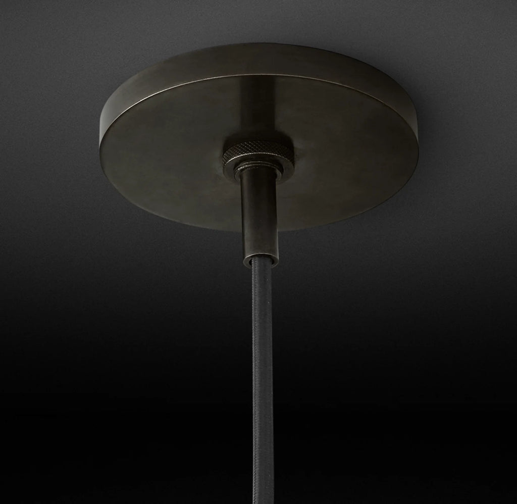 14 Inch Globe Glass Pendant Light - Utilitaire