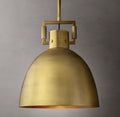 18 Inch Metal Dome Pendant Light - Machinist