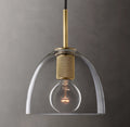 8 Inch Bell Glass Pendant Light - Utilitaire