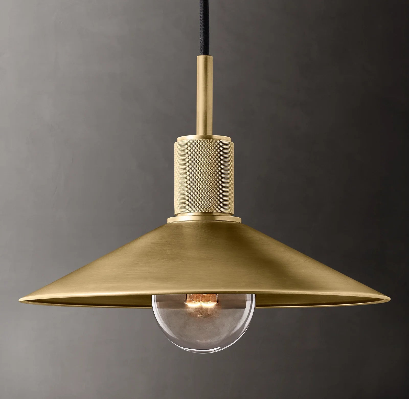 11 Inch Cone Metal Pendant Light - Utilitaire