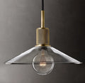 11 Inch Cone Glass Pendant Light - Utilitaire