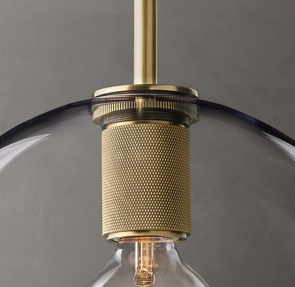 11 Inch Globe Glass Pendant Light - Utilitaire