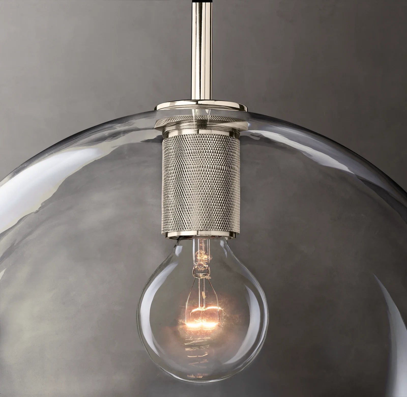 14 Inch Globe Glass Pendant Light - Utilitaire