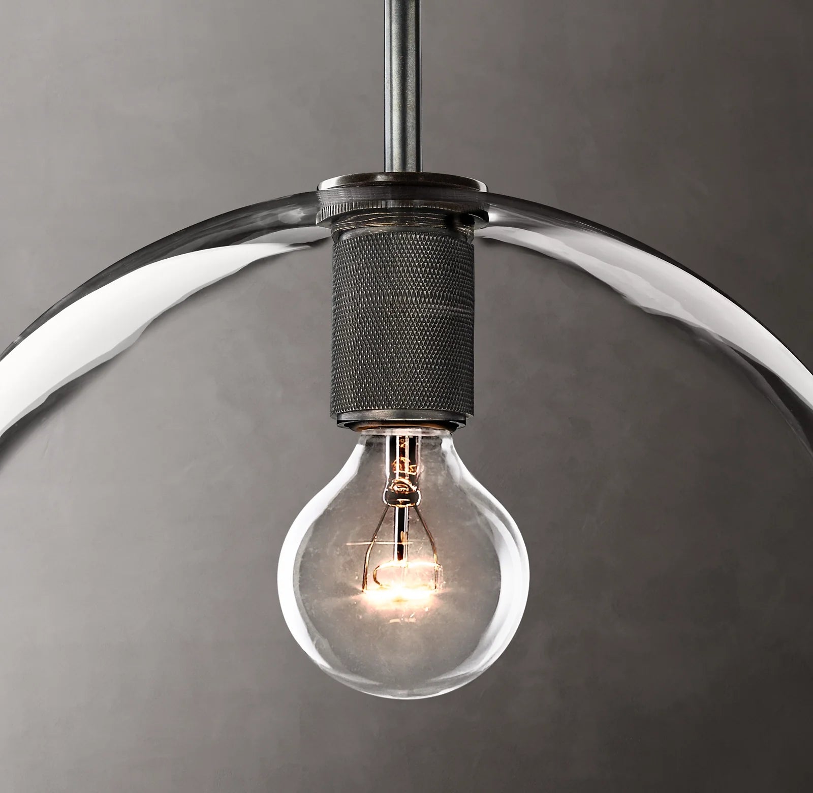 14 Inch Globe Glass Pendant Light - Utilitaire
