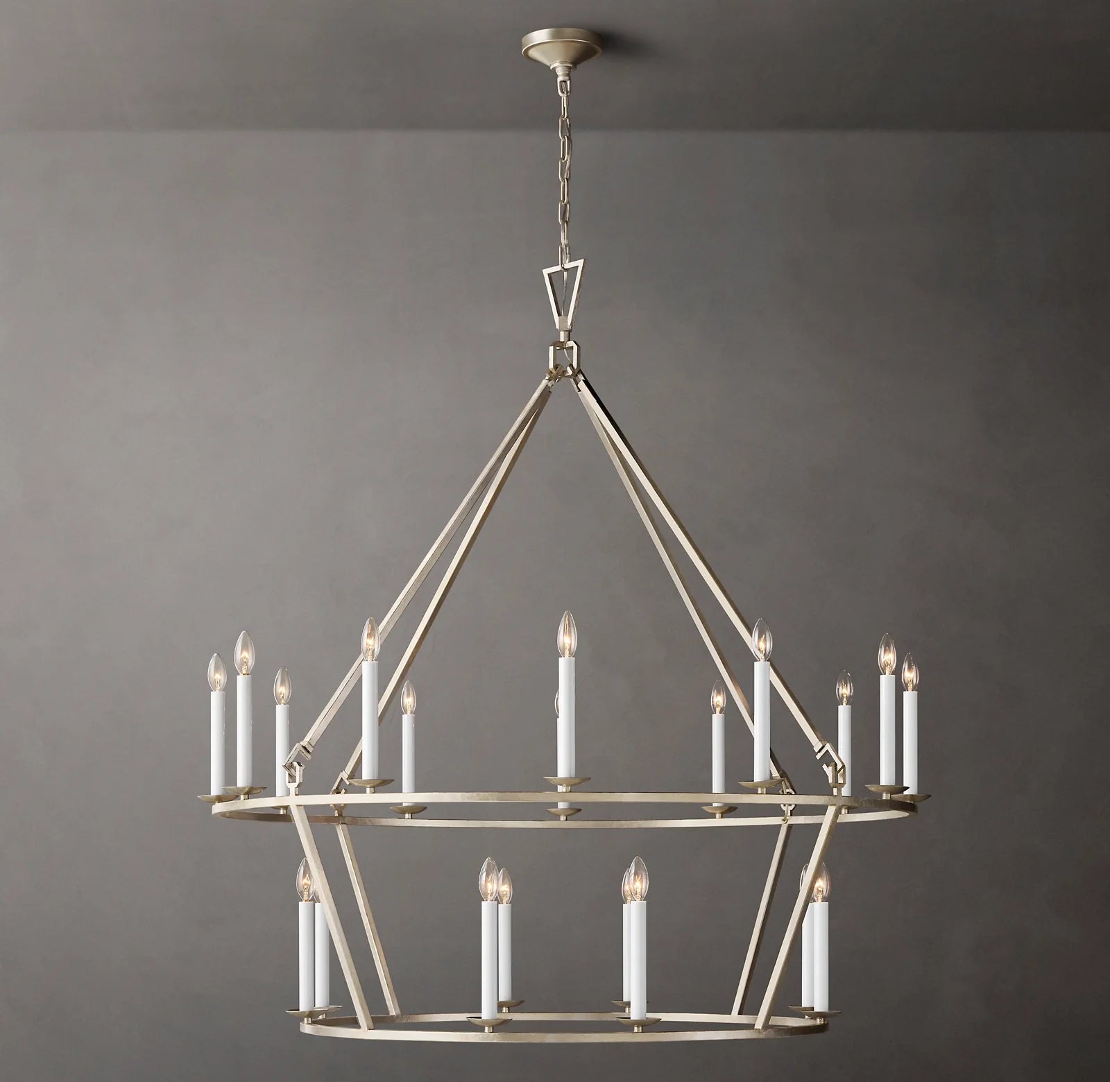 50 Inch Candelabra Tiered Chandelier – Openwork