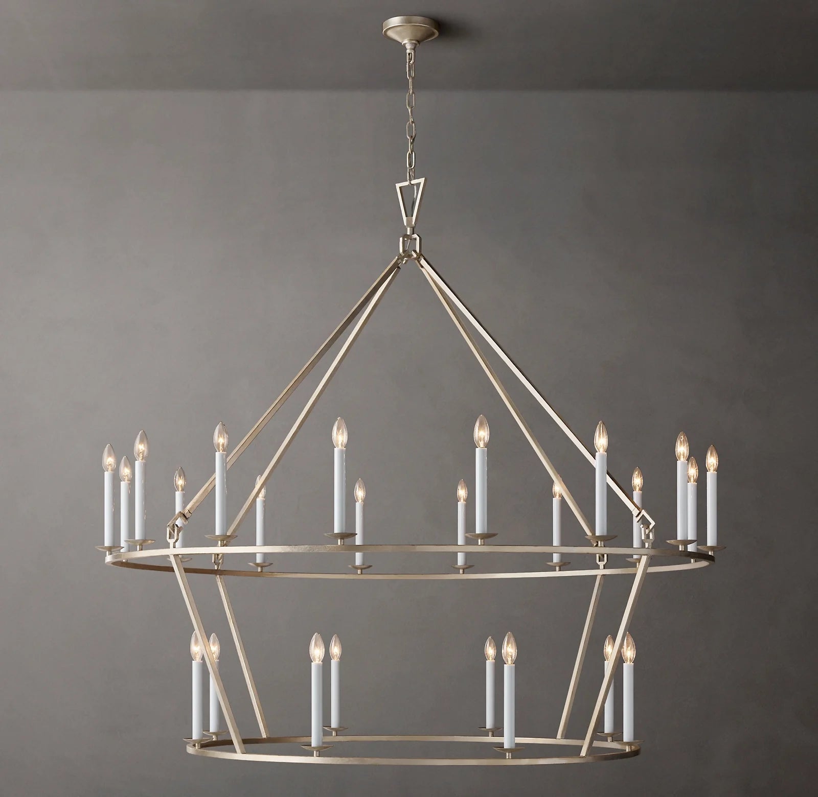 62 Inch Candelabra Tiered Chandelier – Openwork