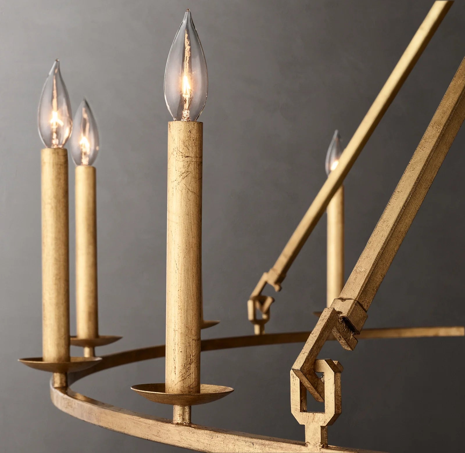 60 Inch Candelabra Round Chandelier – Openwork