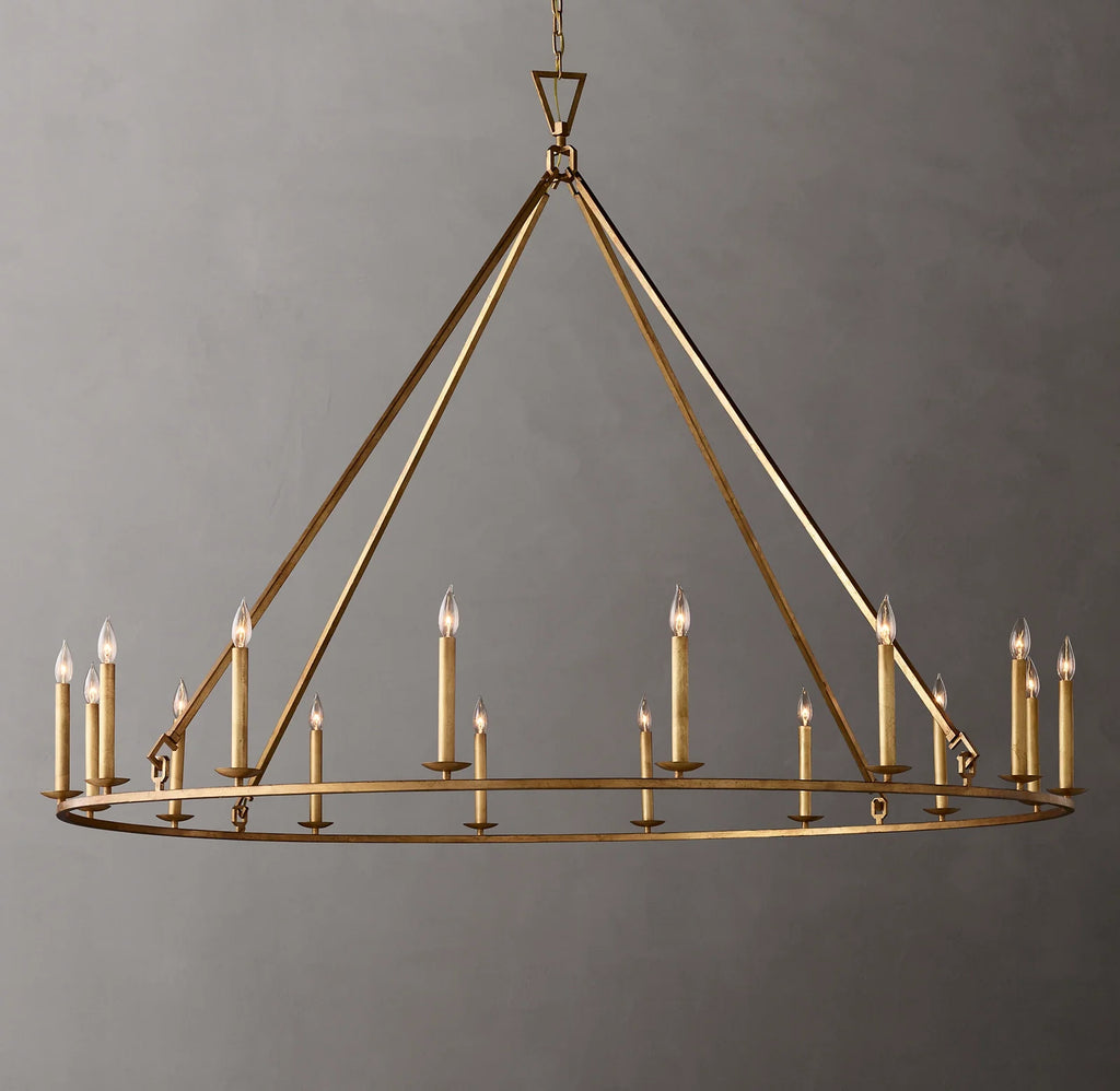 72 Inch Candelabra Round Chandelier – Openwork