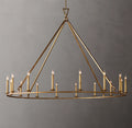 72 Inch Candelabra Round Chandelier – Openwork