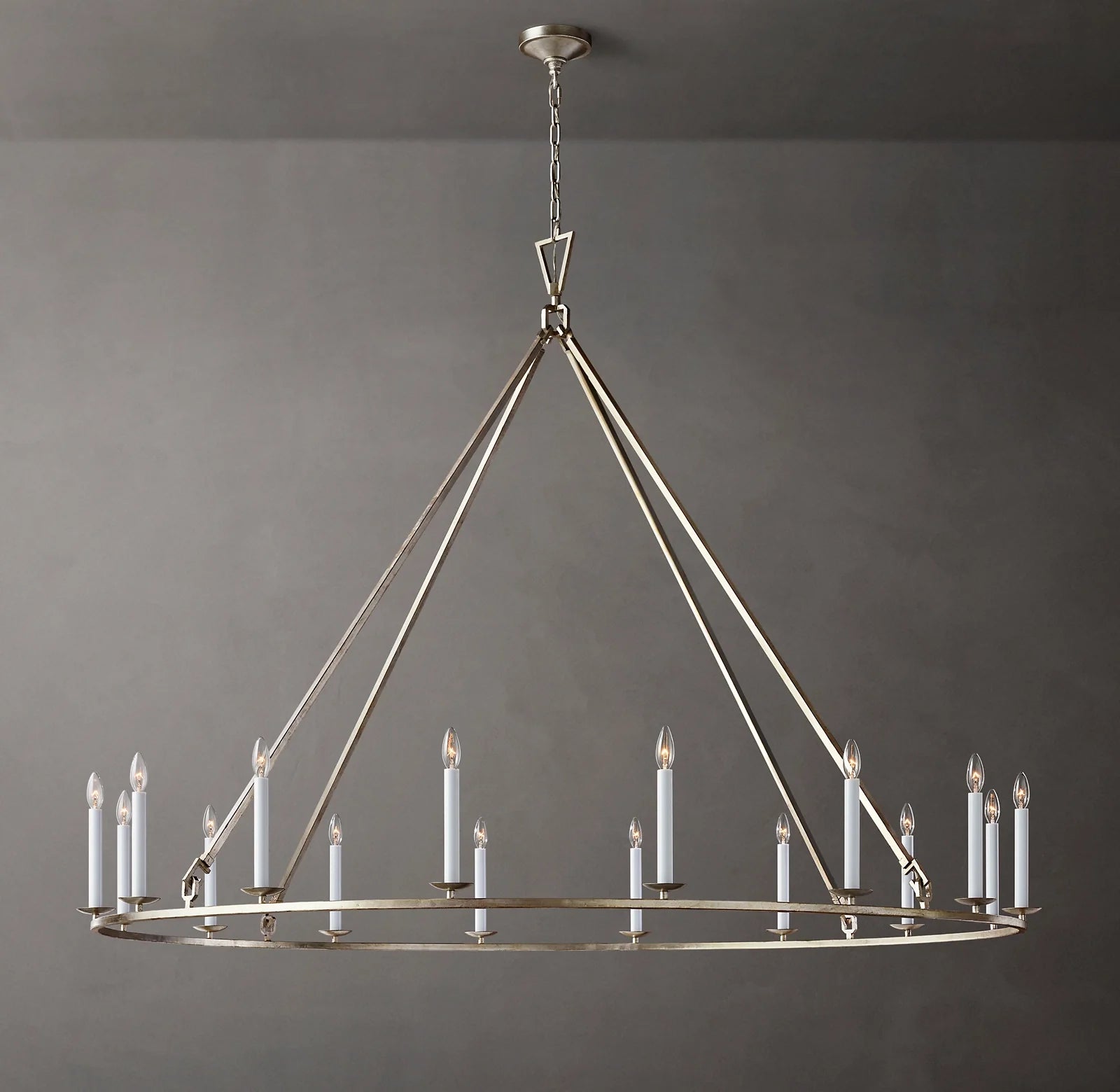 72 Inch Candelabra Round Chandelier – Openwork