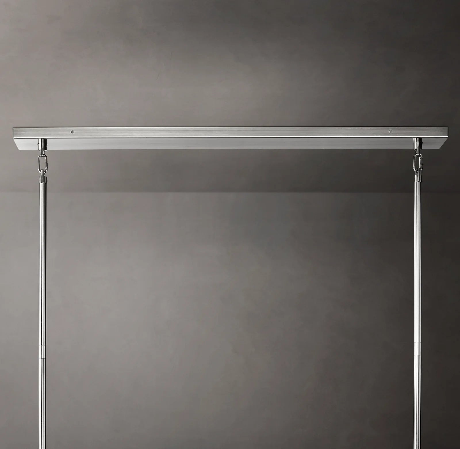 74 Inch Smoked Murano Glass Tiered Rectangular Chandelier - Chiara
